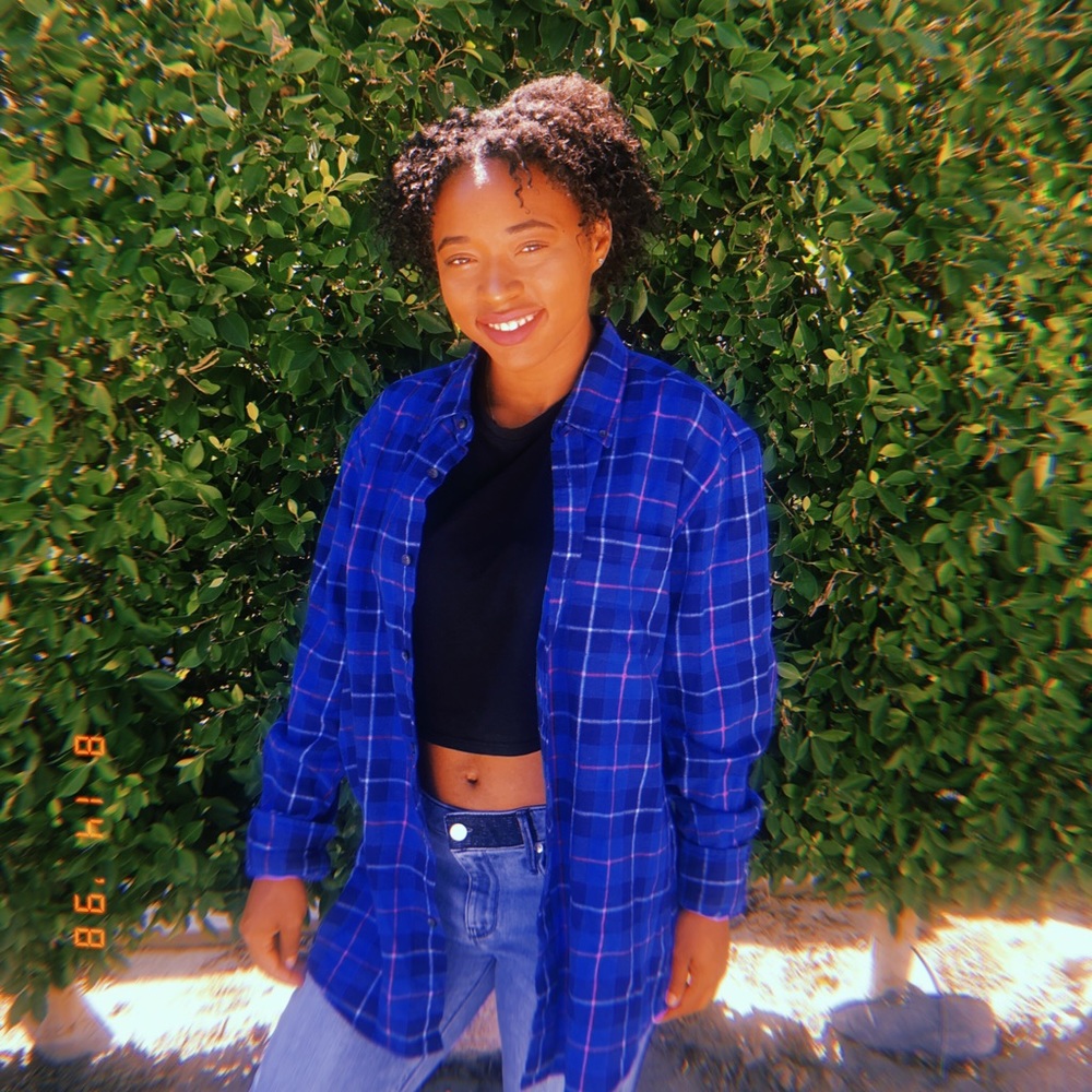 Blue flannel